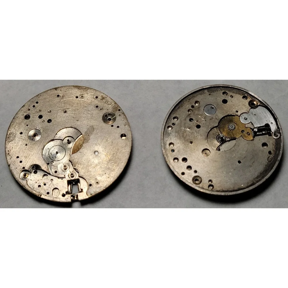 2 x Vintage Watch Movement Parts Lot‎ For Repair Restoration Projects